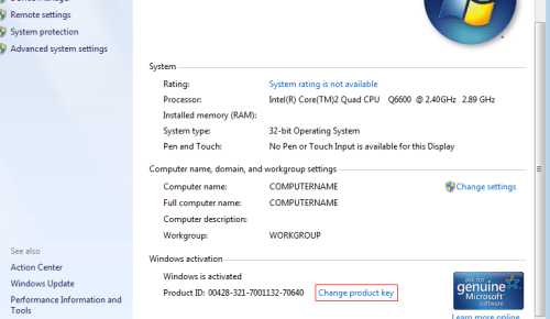 Windows 7 enterprise product key free download for 64 bit